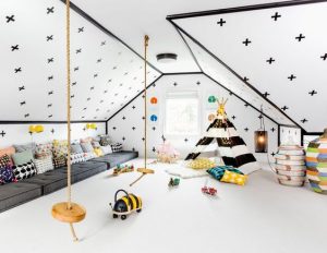 chambre enfant combles