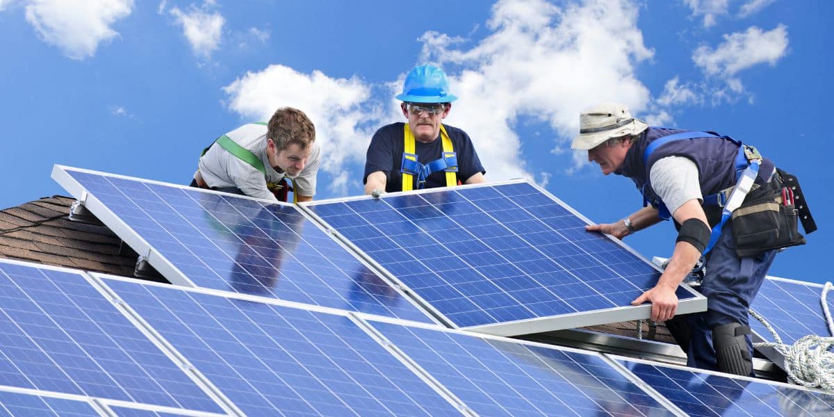 installation de panneaux solaires
