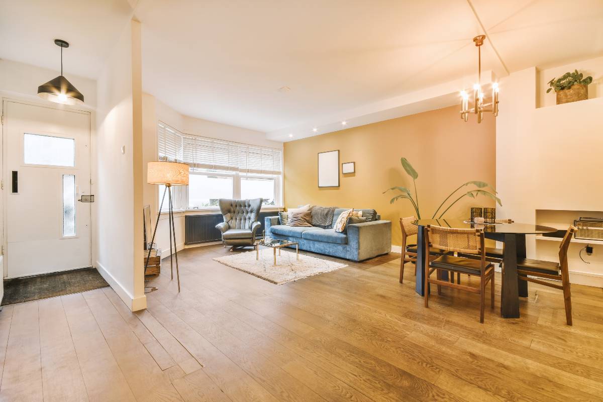 intérieur avec parquet