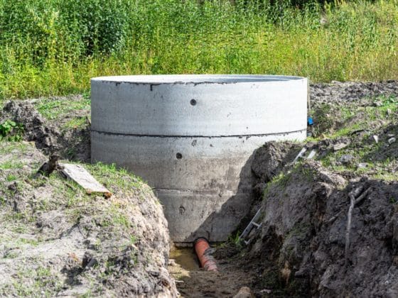 fosse septique en béton
