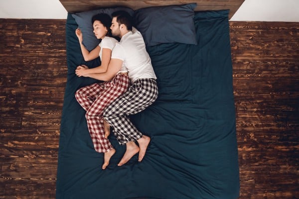 couple qui dort