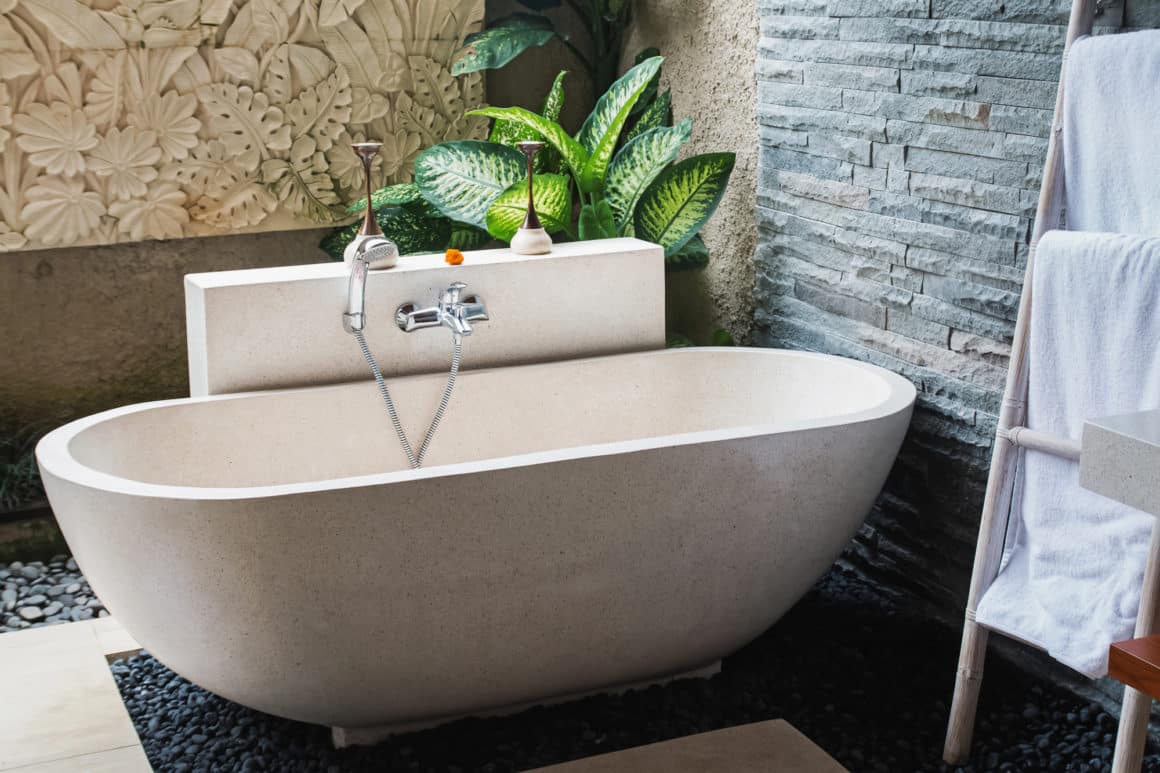 salle de bain nature
