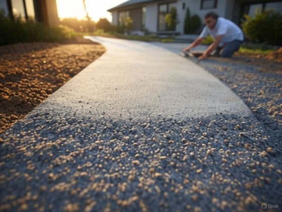allée de béton
