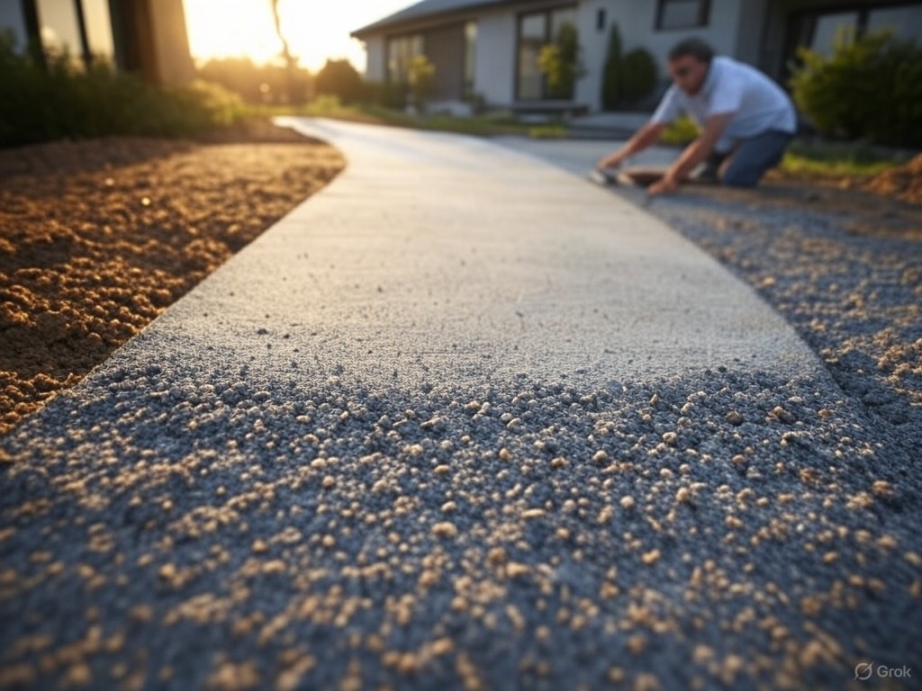 allée de béton