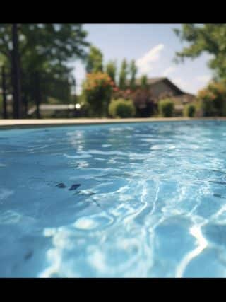 Vue sur piscine