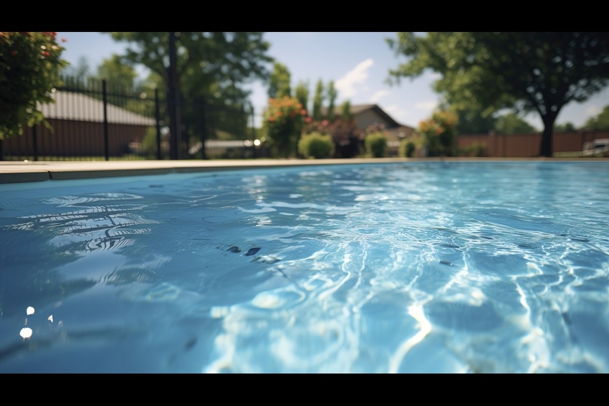 Vue sur piscine