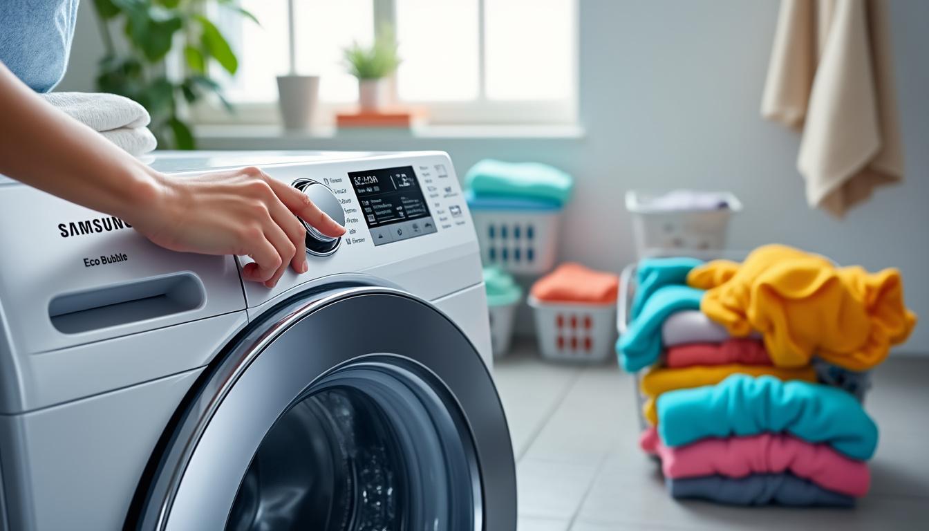 découvrez étape par étape comment réinitialiser facilement votre machine à laver samsung eco bubble, résoudre les problèmes courants et retrouver un fonctionnement optimal.