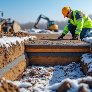 découvrez quelle profondeur doit atteindre une fondation pour être hors gel et assurer la stabilité de votre construction, selon les normes en vigueur en france.