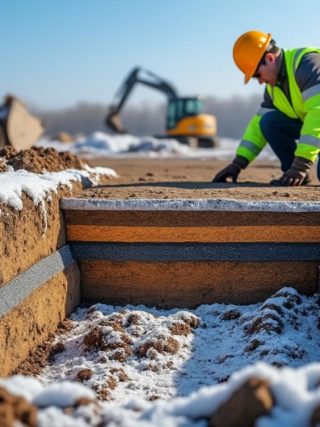 découvrez quelle profondeur doit atteindre une fondation pour être hors gel et assurer la stabilité de votre construction, selon les normes en vigueur en france.
