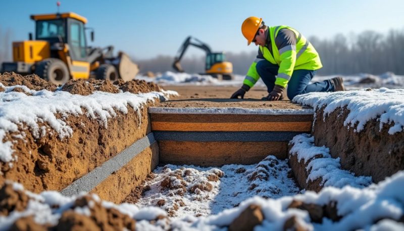 découvrez quelle profondeur doit atteindre une fondation pour être hors gel et assurer la stabilité de votre construction, selon les normes en vigueur en france.
