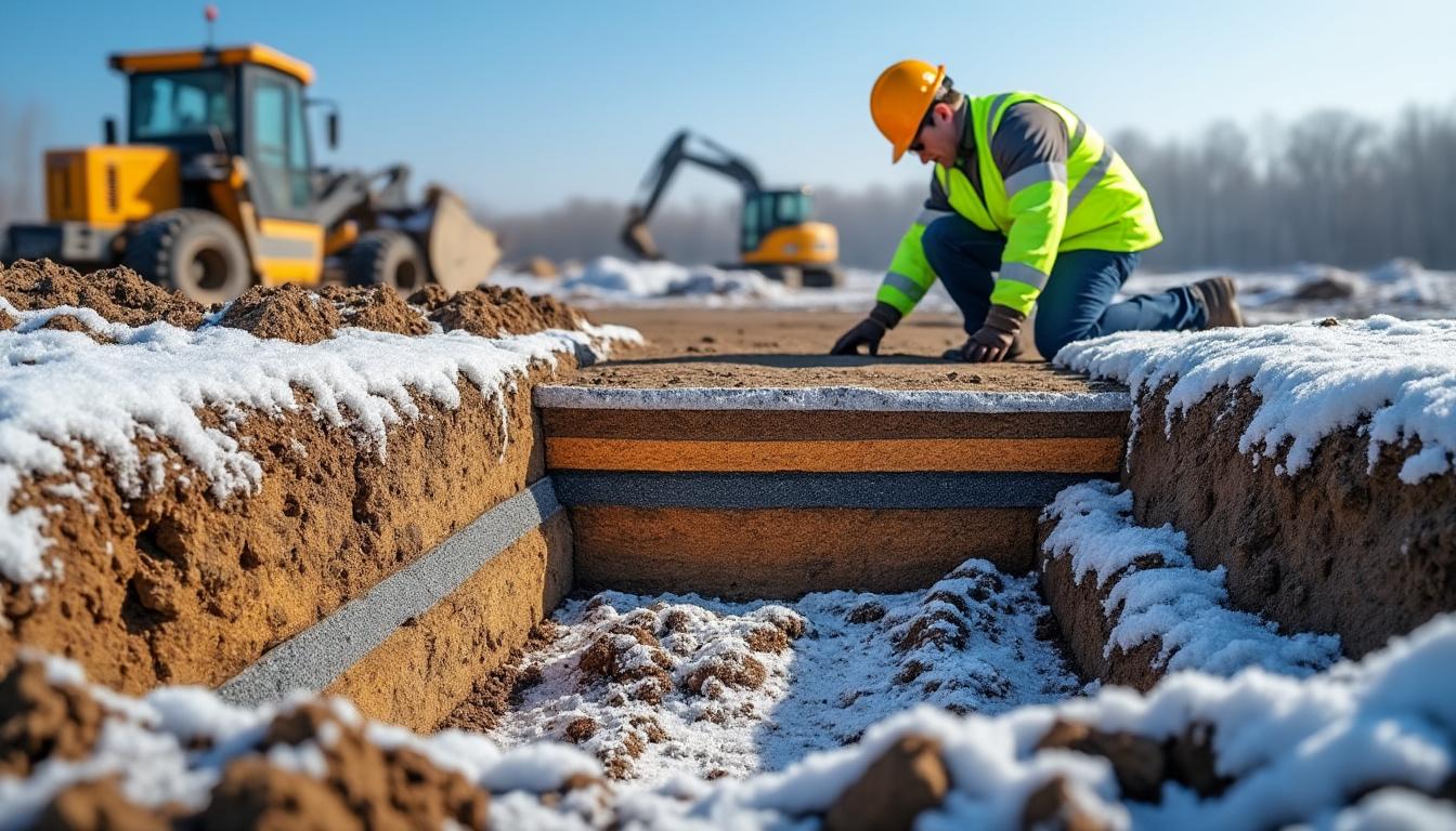 découvrez quelle profondeur doit atteindre une fondation pour être hors gel et assurer la stabilité de votre construction, selon les normes en vigueur en france.