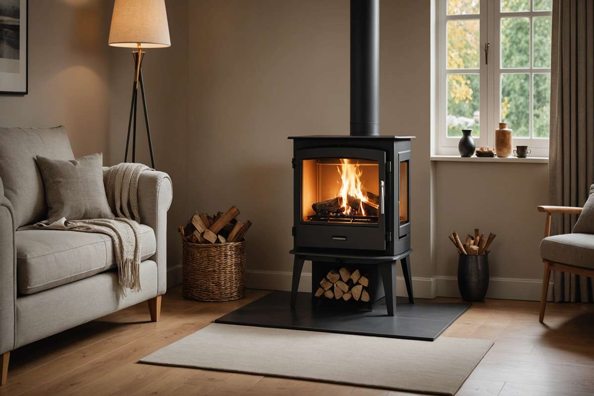 design poêle à bois