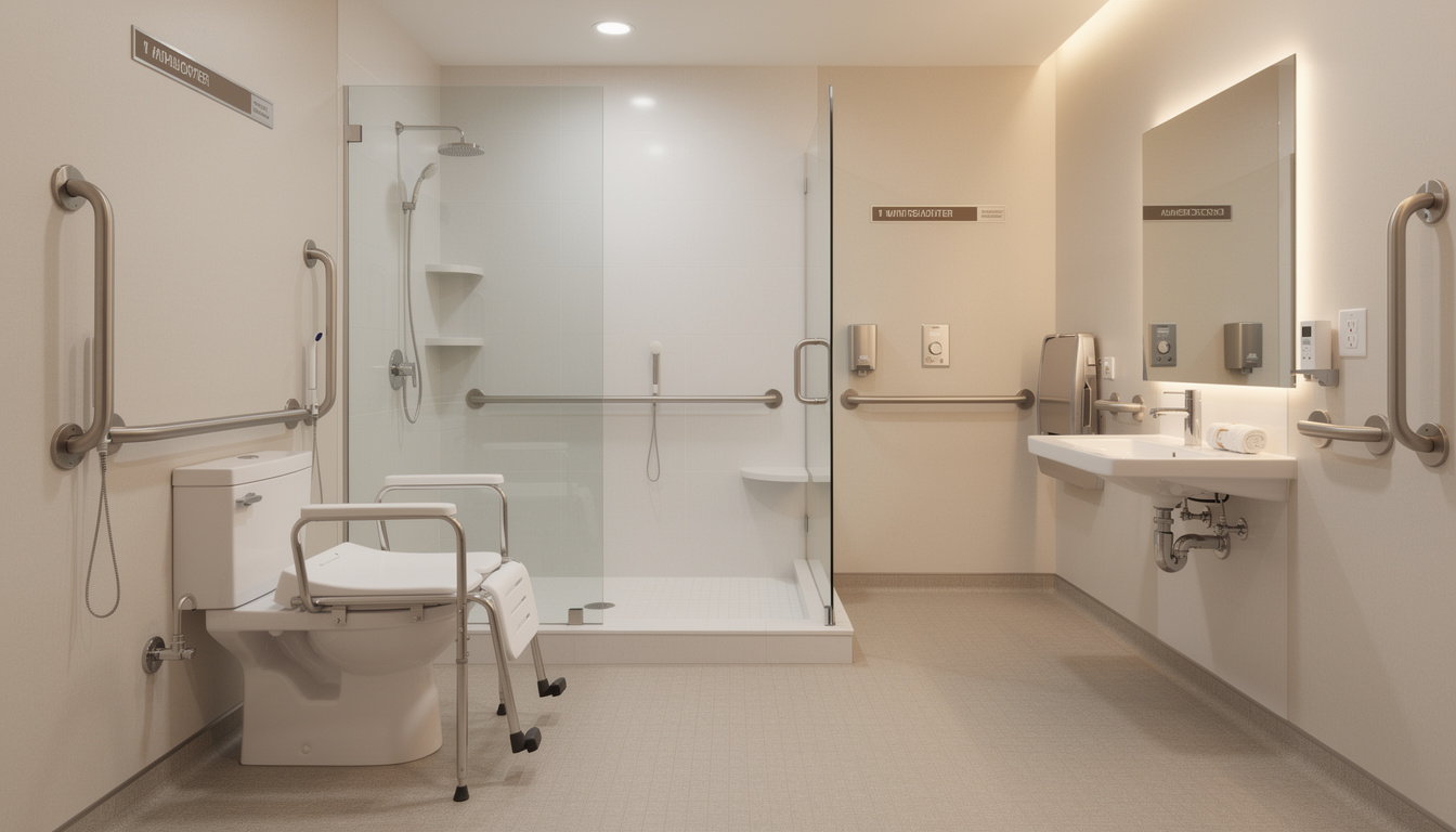 salle de bain adapté à la perte d'autonomie